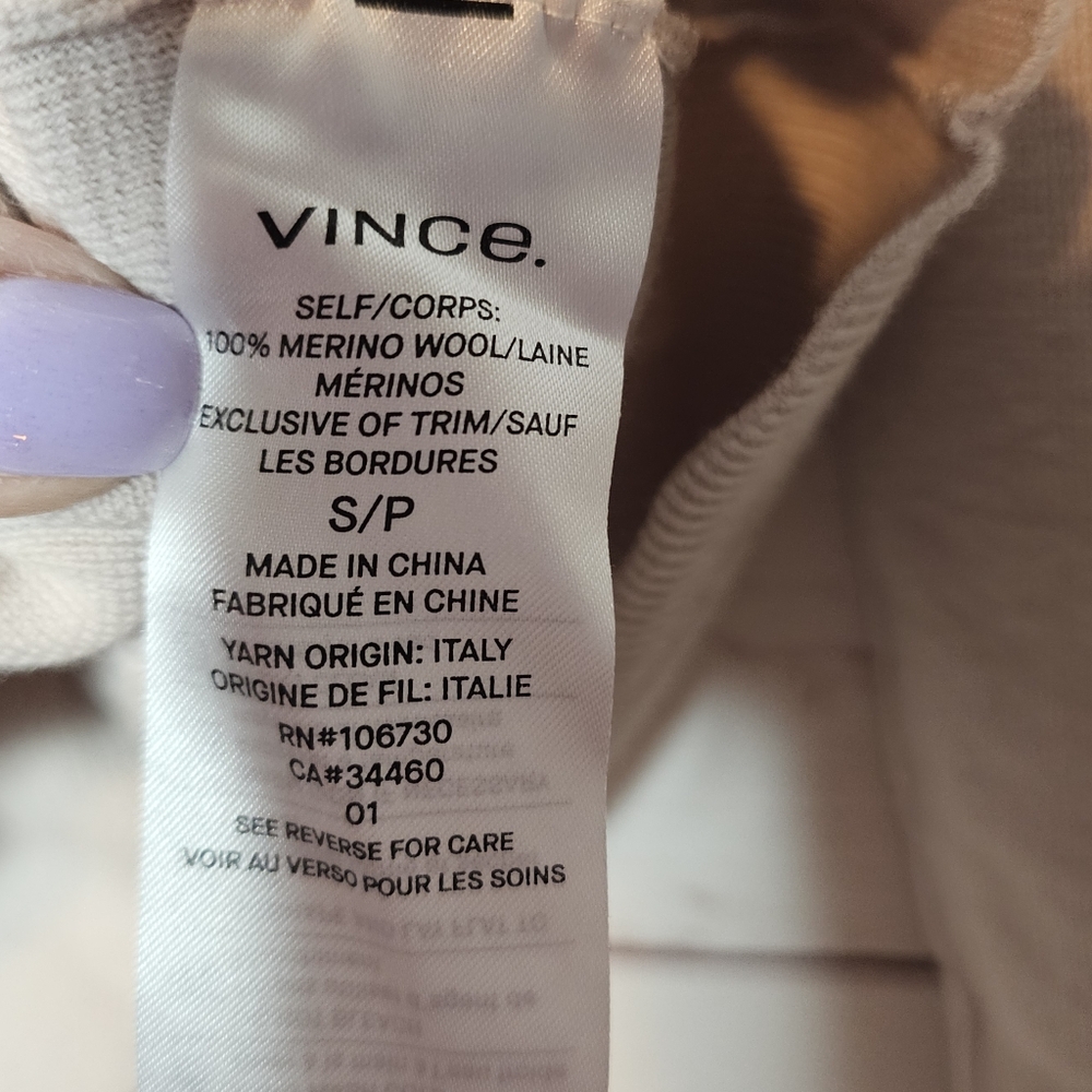 Vince Merino Wool Open Back Sweater - Picture 7 of 9